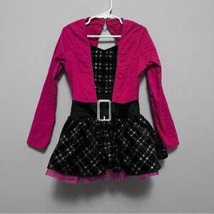 Weissman Glitter Plaid Sassy Skirt Dance Dress Size 7/8